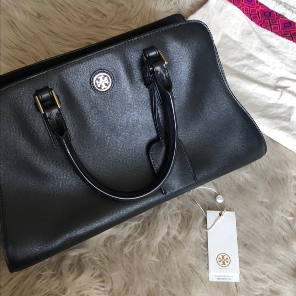 Tory Burch robinson curved purse